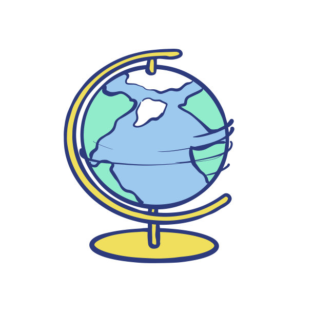 彩色地球仪和地球股票图片下载