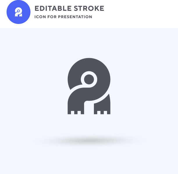 围巾图标填充扁平标志固体图片下载