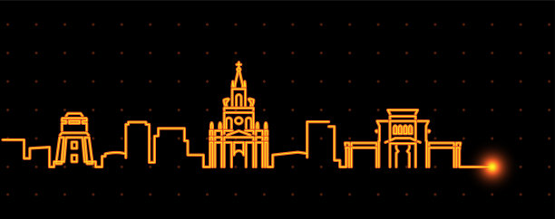 坎皮纳斯光条纹轮廓线图片下载