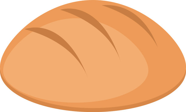 面包菜单烘焙食品平面风格图标图片下载