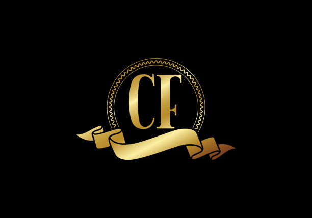 首字母c f标志设计模板图片下载