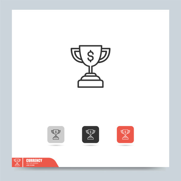 现代货币图标符号logo图形设计图片下载