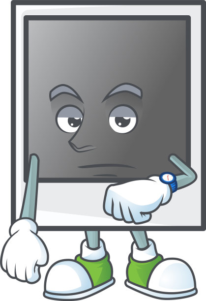 空的宝丽来相框在等待的姿态图片下载