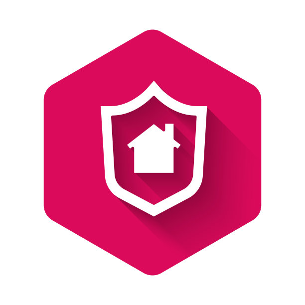 白宫与盾牌图标隔离与长图片下载