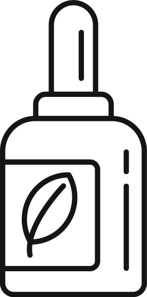 植物治疗滴图标轮廓样式图片下载