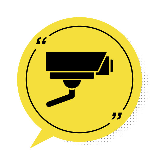 黑色摄像头图标隔离在白色上图片下载