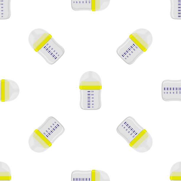 Kit bamilk透明瓶和橡胶奶嘴图片下载