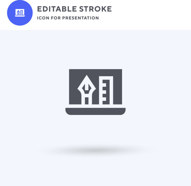 图形设计图标填充平面标志图片下载