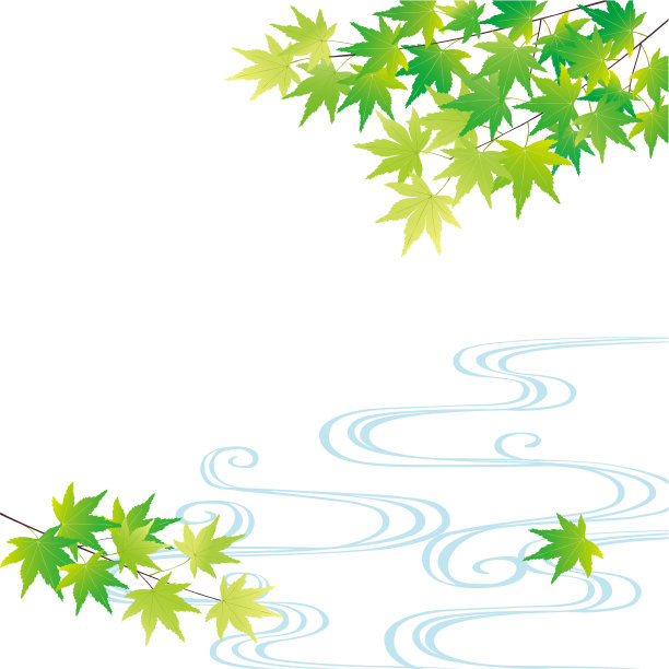 绿枫夏日背景图片下载