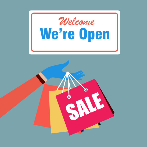 网上销售和网上购物、在家工作和社交距离是covid-19的概念图片下载