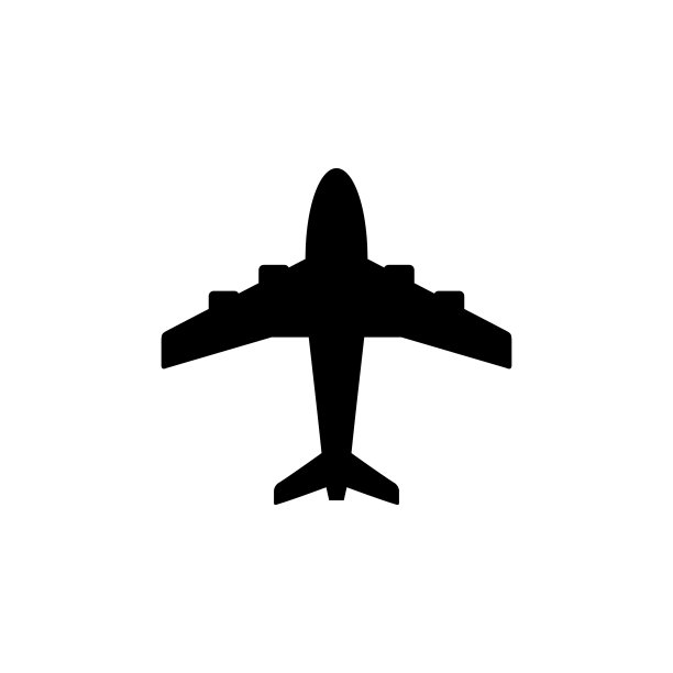 飞机或飞机字形图标图片下载
