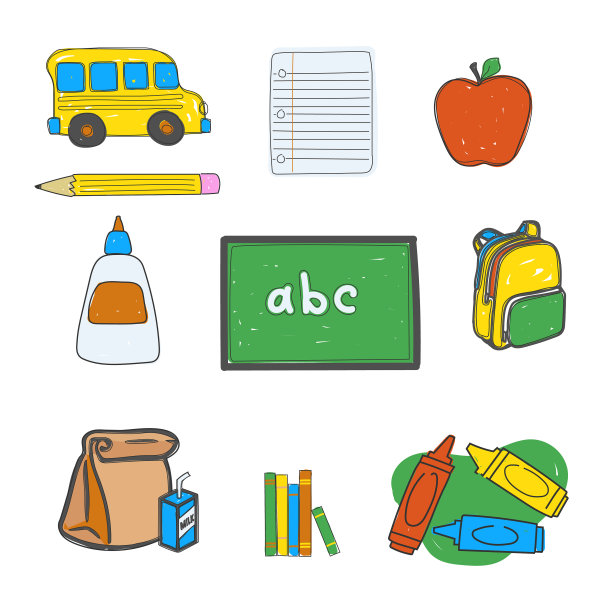 设置10手绘学校图片下载