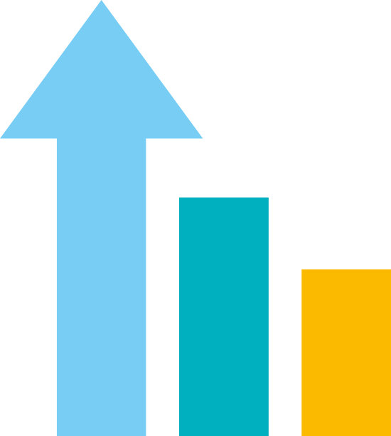 战略概念图表，箭头向上图片下载