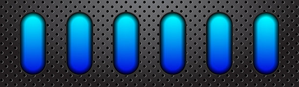 技术抽象霓虹灯横幅发光图片下载