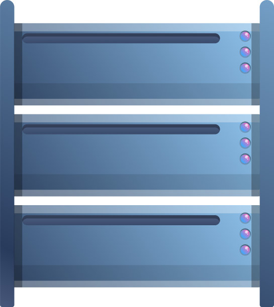 服务器机架图标卡通风格图片下载