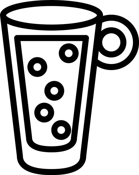 国际啤酒日线条风格插画图片下载