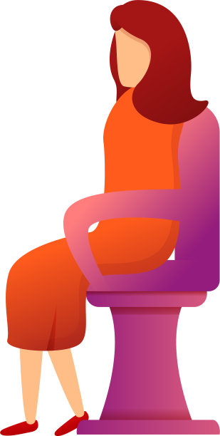 美发师，卡通造型图片下载