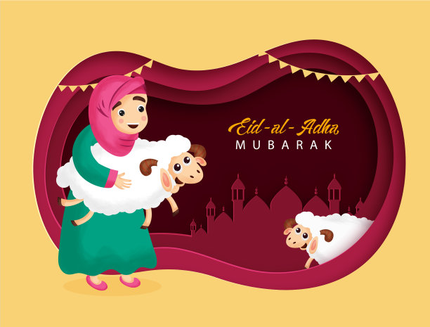 数字上的剪纸背景图片下载