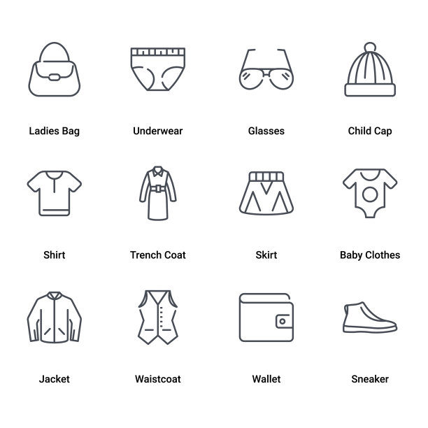 服装和饰品图片下载