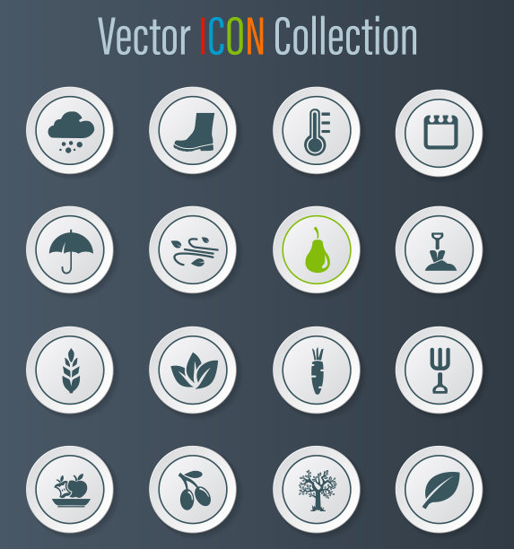 秋天的图标集图片下载