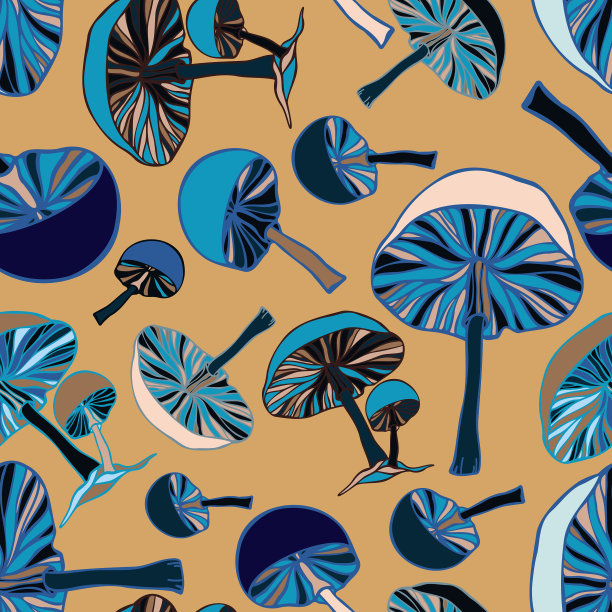 无缝彩色图案与内衬图片下载