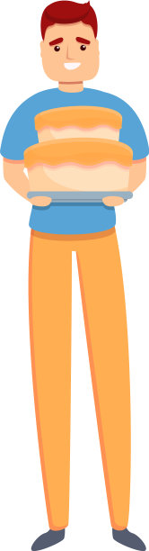 习惯制作卡通风格的蛋糕图标图片下载