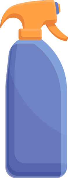 清洁喷雾图标卡通风格图片下载
