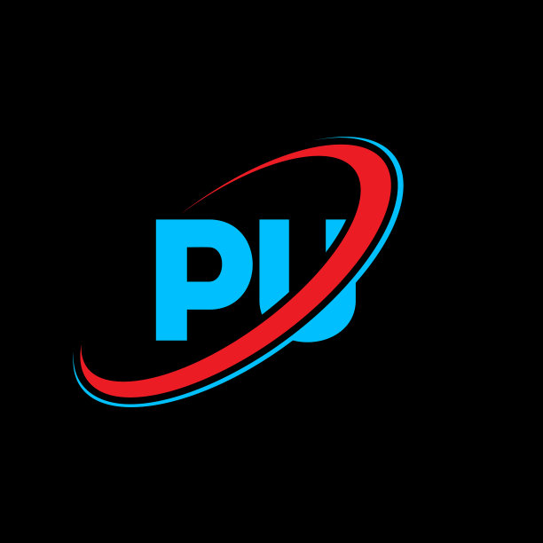 Pu字母标志设计首字母Pu图片下载