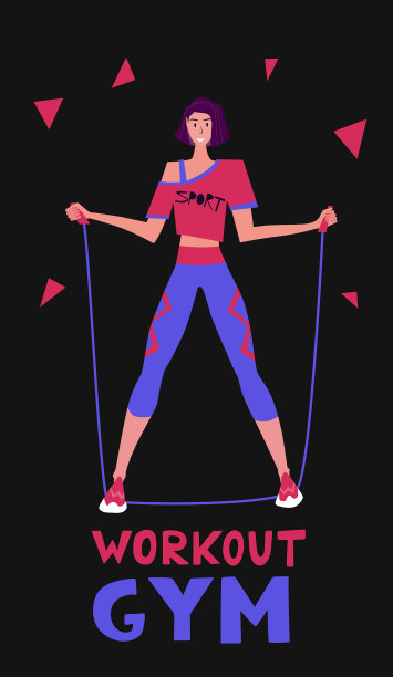 运动女性性格锻炼健身图片下载