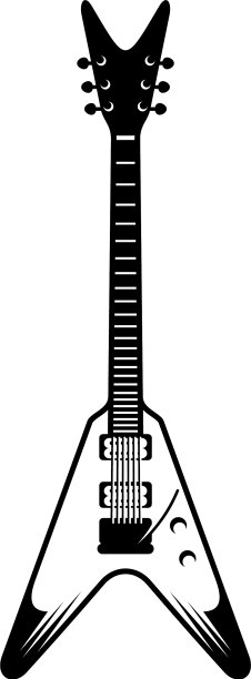 电吉他设计模板简单套图片下载