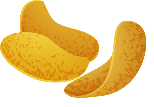 土豆片图标卡通风格图片下载