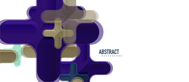 光滑的多色塑料风格交叉图片下载