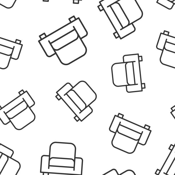 电影椅图标在平坦风格扶手椅上白色图片下载