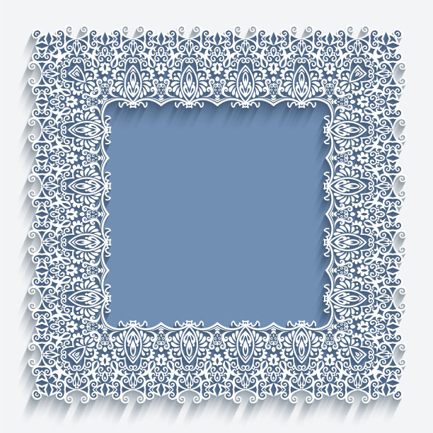 抽象的装饰性自然复古框架图片下载