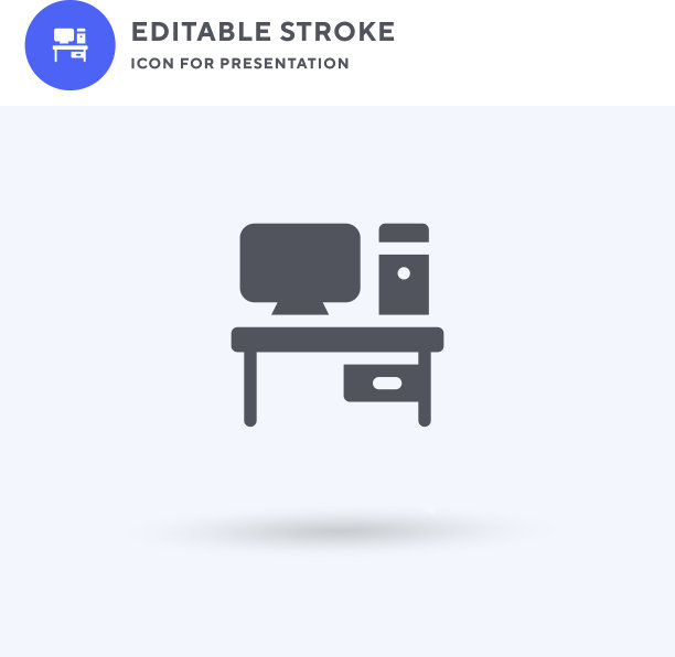 桌面图标填充平面标志实心图片下载