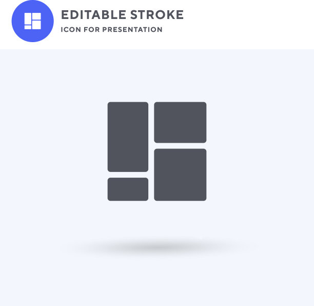 边框图标填充平面标志实图片下载