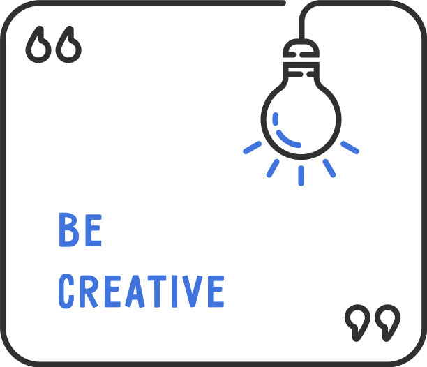 具有创造性的报价模板与线条艺术图片下载