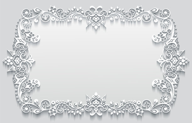 抽象的装饰性自然复古框架图片下载