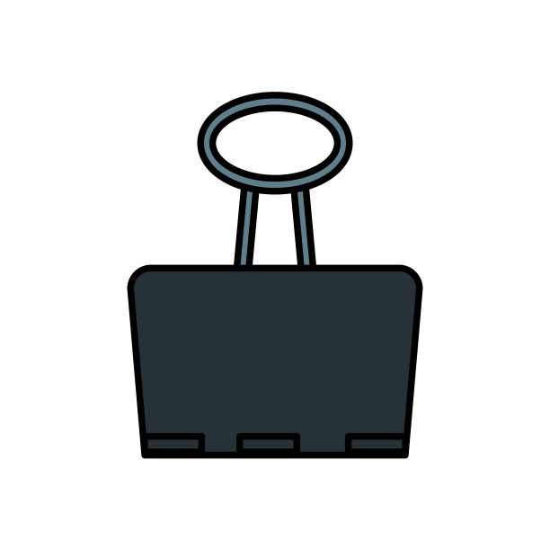 回形针设计模板图片下载