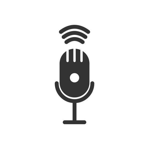麦克风网络设计模板图片下载