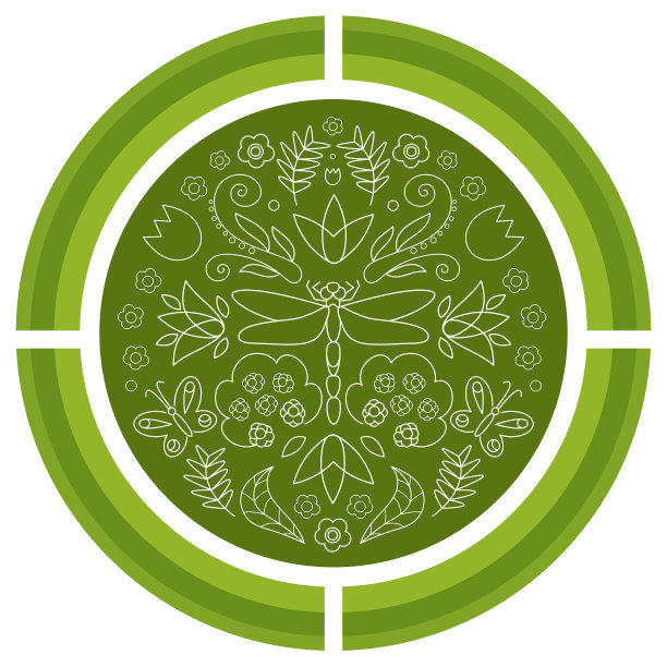 生态线条艺术设计图片下载