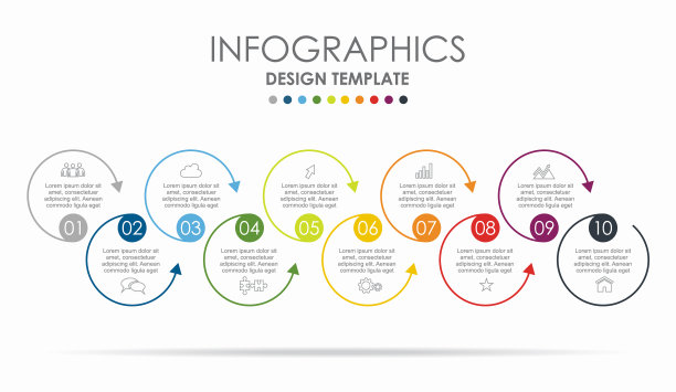 信息图设计模板与地方为您图片下载