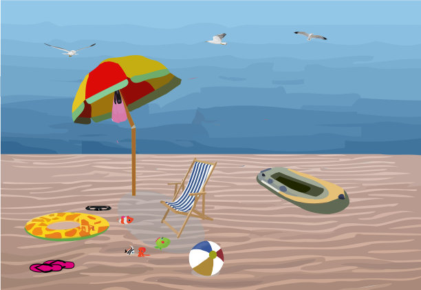 海滩海放松被抛弃的游戏海滩海放松图片下载