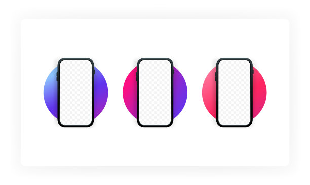 智能手机框架更少的空白屏幕模型通用图片下载