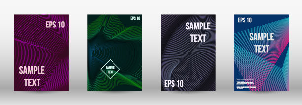 带线条的几何模板图片下载