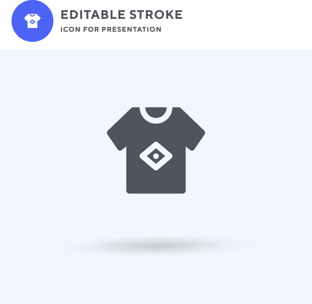 t恤图标填充平面标志实心图片下载