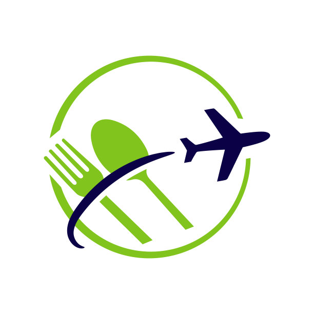 美食博客，视频博客，旅游标志设计股票图片下载