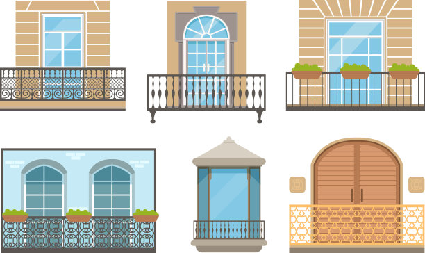 窗带阳台，集古典与现代于一身图片下载