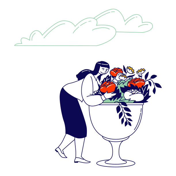 活动机构工作人员工作妇女安装婚礼图片下载