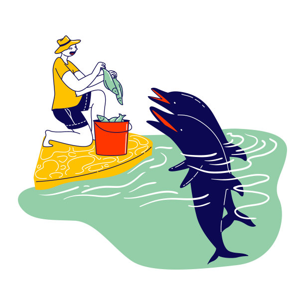 闲暇时与动物轻松交流图片下载